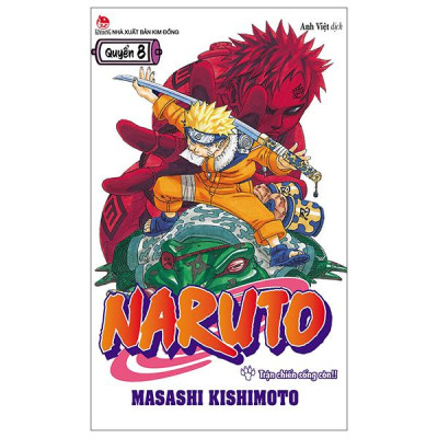 Sách - Naruto - Tập 8 - Trận Chiến Sống Còn!! (Tái Bản 2025)