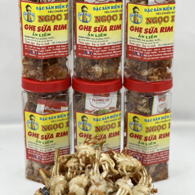 Đặc sản Phan Thiết - Ghẹ Sữa Rim Hộp (Gói) 200 Gram Đã Chế Biến Ăn Liền Ngon Ơi Là Ngon. Hạn Sử Dụng 12 Tháng Kể Từ Ngày Đặt Hàng - OCOP 4 Sao