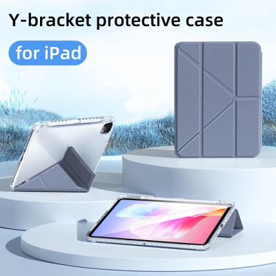 Bao Da Cho iPad Pro 11 M4 2024, iPad Gen 10 ,iPad Pro 11 M1/M2 , iPad Pro 13 inch M4 ,iPad Air 4 Air 5 Ai6 M2 2024 Gập chữ Y Đa Năng lưng trong chống sốc chống ố hiệu Mutural Defender Case - Hàng chính hãng