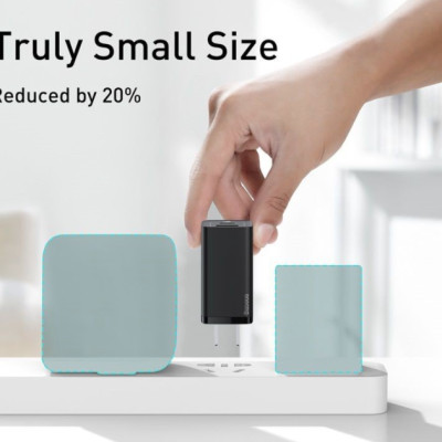Củ Sạc Siêu Nhanh, Nhỏ Gọn Baseus GaN2 Lite Quick Charger 65W ( Type-C + USB Port) - Hàng Chính Hãng