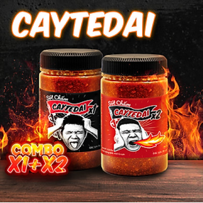 COMBO 2 Hũ Sốt Caytedai X1 và X2 - Lâm Vlog Food - Đặc Sản Tây Ninh