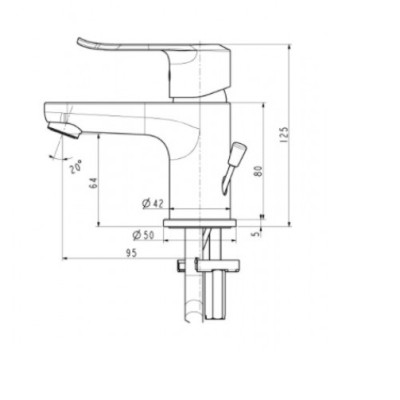 Vòi Lavabo nóng lạnh Neo Modern WF-0701(FFAS0701) - hàng chính hãng American Standard