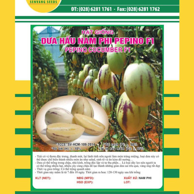 Hạt giống Dưa hấu Nam Phi Pepino F1 VTS151
