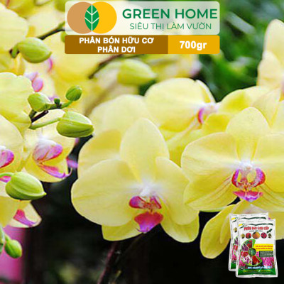 Phân Dơi Greenhome, Bao 700gr, Viên Nén, Đã Qua Xử Lý, Ra Rễ Mạnh, Hoa Nhiều, Tốt Cho Lan, Kiểng, Rau, Cây Ăn Trái