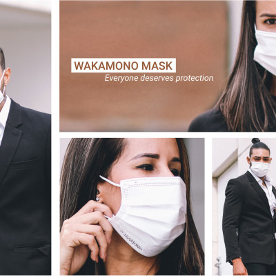  KHẨU TRANG Y TẾ WAKAMONO - COMBO 5 hộp - (4 Lớp, 50 cái)