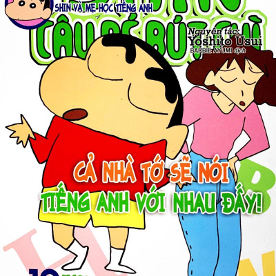 Shin Cậu Bé Bút Chì - Phiên Bản Hoạt Hình Màu: Shin Và Mẹ Học Tiếng Anh Tập 19 (Tái Bản)