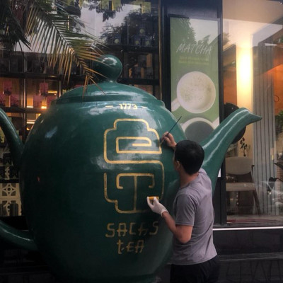 Trà xanh hoa nhài SACHS TEA 1773 ướp thủ công bởi nghệ nhân vị thơm ngọt hậu kéo dài hộp thiếc cao cấp 70g/hộp