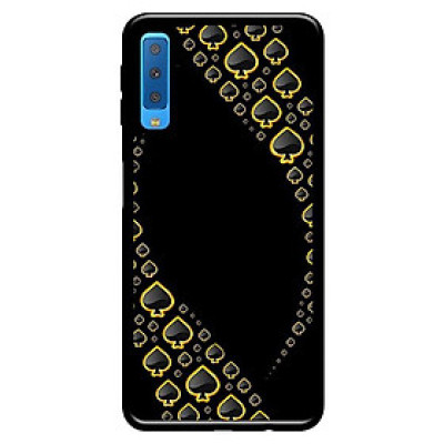 Ốp lưng cho Samsung Galaxy A50 nền ách đen 1 - Hàng chính hãng