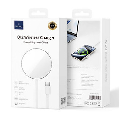 Dock sạc không dây Wi Wu Q12 Wi-W029 - hàng chính hãng