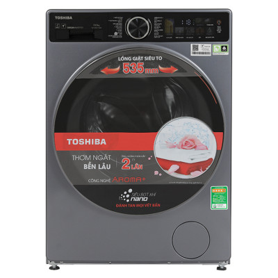 Máy giặt Toshiba Inverter 10.5 kg TW-T25BU115MWV(MG) - Hàng Chính Hãng - Chỉ giao HCM
