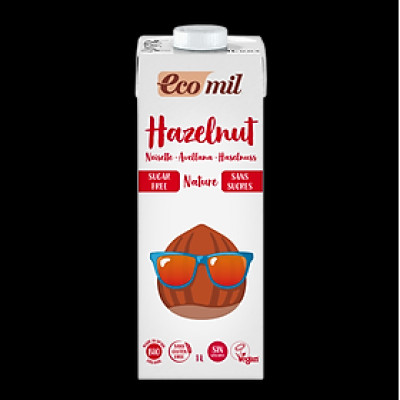 Sữa Hạt Phỉ Không Đường Hữu Cơ Ecomil (1L)