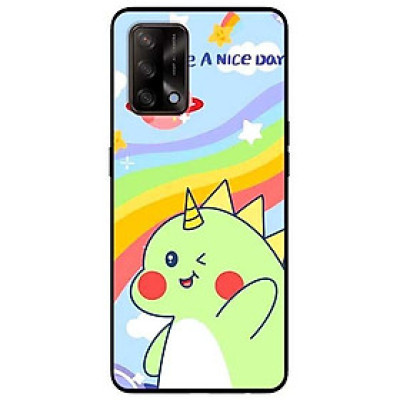 Ốp lưng dành cho Oppo A54 - A74 - A94 - mẫu Khủng Long Xanh