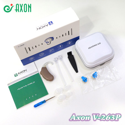 Máy trợ thính có bộ lọc tiếng ồn Axon V-263P - Kèm hộp đựng máy
