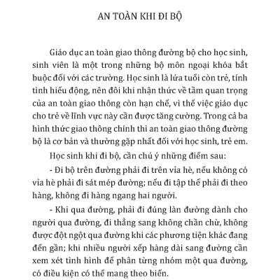 Phòng Tránh Tai Nạn Cho Trẻ Em, Học Sinh - Vietnambook