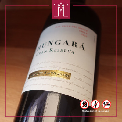 Rượu vang đỏ Chile San Vicente Chungará Cabernet Sauvignon Gran Reserva 750ml 13.5% nhập khẩu - Hàng chính hãng