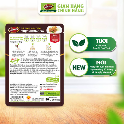 Combo 1 Nước Dùng Hoàn Chỉnh Lẩu Thái & 1 Xốt Barona Thịt Nướng Sả