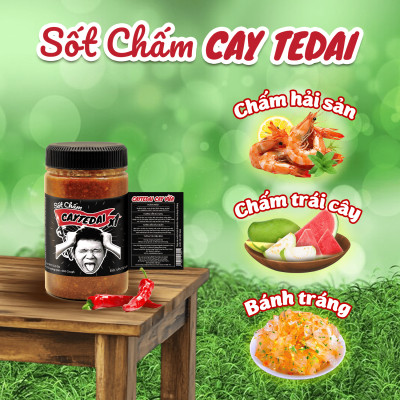 COMBO 2 Hũ Sốt Caytedai X1 và X2 - Lâm Vlog Food - Đặc Sản Tây Ninh