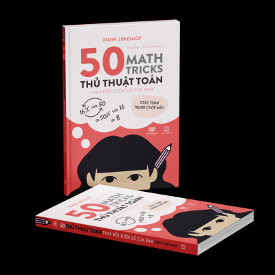 Combo sách Đánh thức tài năng toán học 2 và 50 thủ thuật toán ( 2 cuốn ), sách kiến thức toán học cấp 1 - Hiệu sách Genbooks