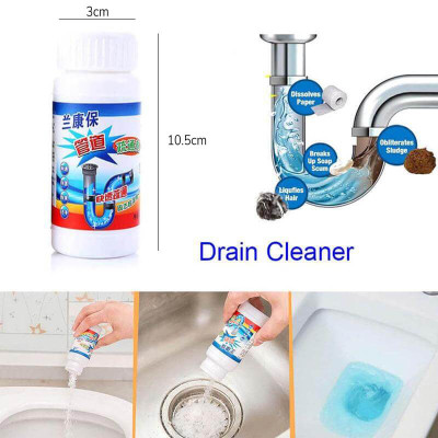 Lọ Bột Thông Cống LKB 110g Thông Tắc Nghẽn Toilet Bồn Chậu Rửa Lavabo Ống Nước Siêu Mạnh