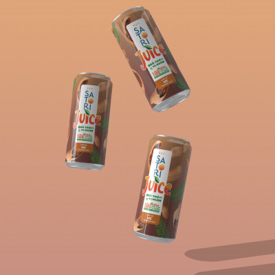 Combo 2 Pack 3 vị nước trái cây Satori Juice 250ml (6 Lon/Pack)
