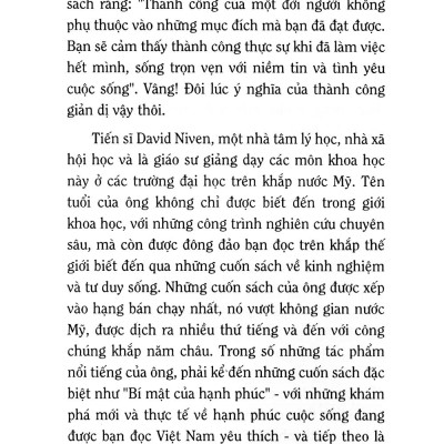 Bí Quyết Của Thành Công (Khổ Lớn) (Tái Bản 2019)