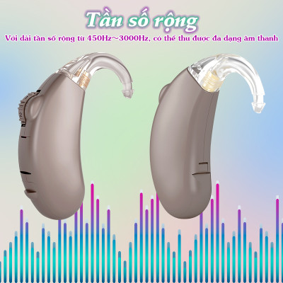 Máy trợ thính có bộ lọc tiếng ồn Axon V-263P - Kèm hộp đựng máy