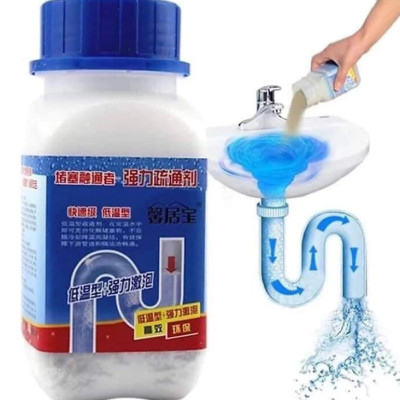 Bột thông cống KG52 khử mùi chống nghẹt bồn cầu, lavabo, chậu rửa bát, đường ống phân hủy cực mạnh , xử lý triệt để nhanh chóng loại 280g- Hàng chính hãng