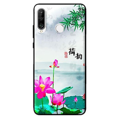 Ốp in cho Huawei P30 Lite Sen Hồng - Hàng chính hãng