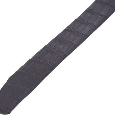 Thắt Lưng Nam Da Cá Sấu Gai Lưng Huy Hoàng HT4207 (120 x 3.5 cm) - Đen