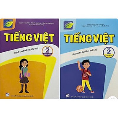 Sách - ( Combo 2 tập ) Tiếng việt lớp 2 (Dành cho buổi học thứ hai) - Kết nối tri thức với cuộc sống