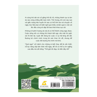 Sách - Không Sợ Thất Bại, Chỉ Sợ Bạn Nuông Chiều Bản Thân Chưa Nỗ Lực Hết Mình - AZ Việt Nam