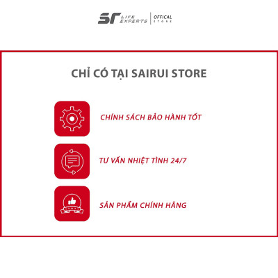 Combo Gối Tựa Đầu Và Tựa Lưng Ô Tô Tích Hợp Massage Chườm Nóng Gối Tựa Cao Su Non, Giảm Đau Mỏi Cổ Vai Cột Sống - Sairui