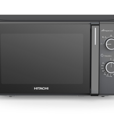 Lò vi sóng Hitachi HMR-M2002, dung tích 20L, màu đen, 700W, 5 mức công suất - Hàng chính hãng