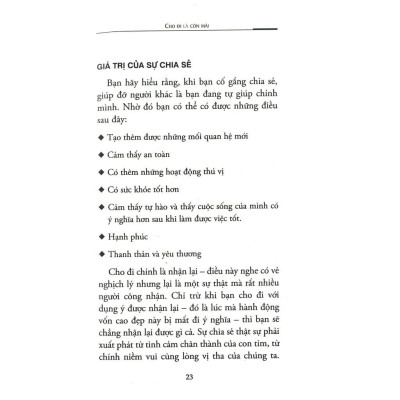 Sách Cho Đi Là Còn Mãi  - BẢN QUYỀN