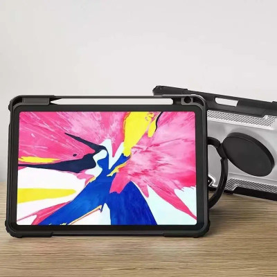 Ốp Lưng Mecha Rotative Stand Case Dành Cho Ipad Thiết Kế Chống Sốc Và Có Chỗ Để Bút - Hàng Chính Hãng