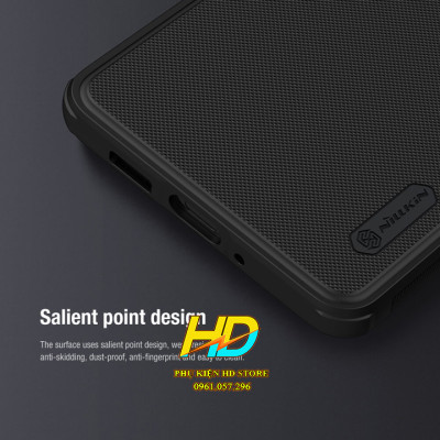Ốp Lưng Dạng Sần Chống Sốc Dành Cho iPhone 14/ 14 Pro/ 14 Plus (14 Max) / 14 Pro Max Chính Hãng Nillkin SUPER FROSTED SHIELD PRO - Hàng Chính Hãng