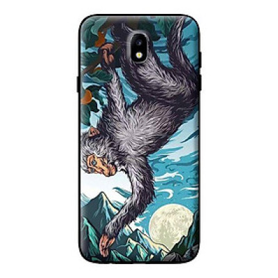 Ốp in cho Samsung Galaxy J7 Plus  Khỉ Đu Cây - Hàng chính hãng