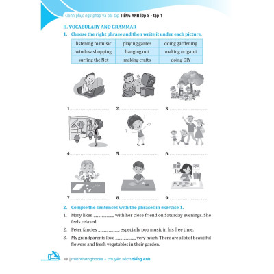 Sách - GLOBAL SUCCESS - Chinh Phục Ngữ Pháp Và Bài Tập Tiếng Anh lớp 8 tập 1 ( MT)