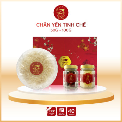 Chân yến Tinh chế thượng hạng 50 gram Yến Việt Tinh Hoa - Hàng chính hãng