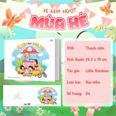 Sách Tô Màu - Xe Kem Ngọt Mùa Hè - Megabook