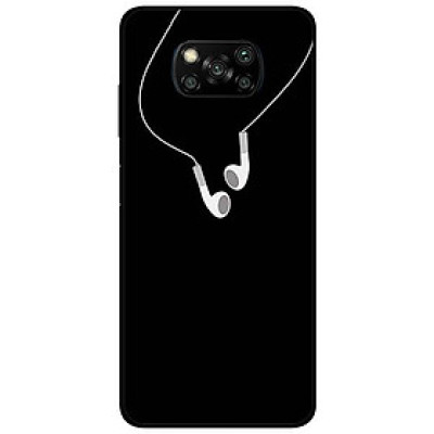 Ốp lưng dành cho Xiaomi Poco X3 mẫu Cọng Tai Nghe