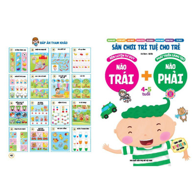Sách - Sân Chơi Trí Tuệ Cho Trẻ 4 - 5 Tuổi - Não Trái + Não Phải - Quyển 2 - Minh Thắng