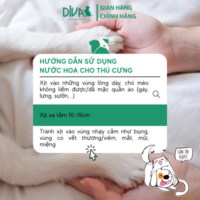 NƯỚC HOA CAO CẤP CHO THÚ CƯNG DIVA - FRESH MORNING 3 ML