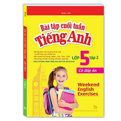 Sách - Bài Tập Cuối Tuần Tiếng Anh Lớp 5 - Tập 2 - Có Đáp Án - Minh Thắng