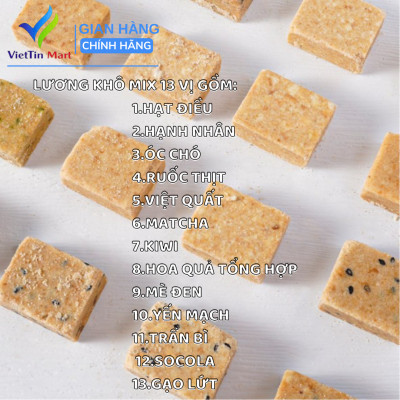 Lương Khô Dinh Dưỡng Mix 13 Vị 500g