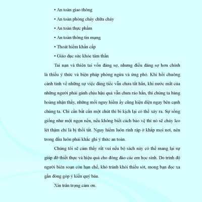 Kỹ Năng An Toàn Cho Học Sinh, Quyển 3 - Vietnambook