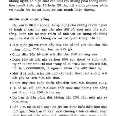 Sống Theo Phương Thức 80/20 _TRE