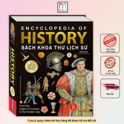Sách - Bách Khoa Thư Lịch Sử + Bách Khoa Tri Thức Nhân Loại - Combo 2 Cuốn Bìa Cứng - Minh Thắng