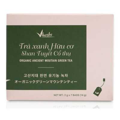 Combo 4 Hộp Trà Xanh Hữu Cơ Shan Tuyết Cổ Thụ (túi lọc)