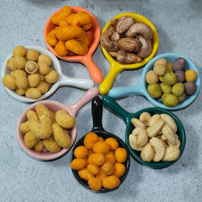3 món hạt điều hũ 454g DGfoods/Roasted cashew/Roasted cashew without skin/Rustic grilled cashew/HVNCLCL/hạt điều bình phước/ Đặc sản Cần Thơ